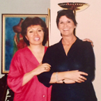 Con Homa Tarzi en Nueva York -2006-